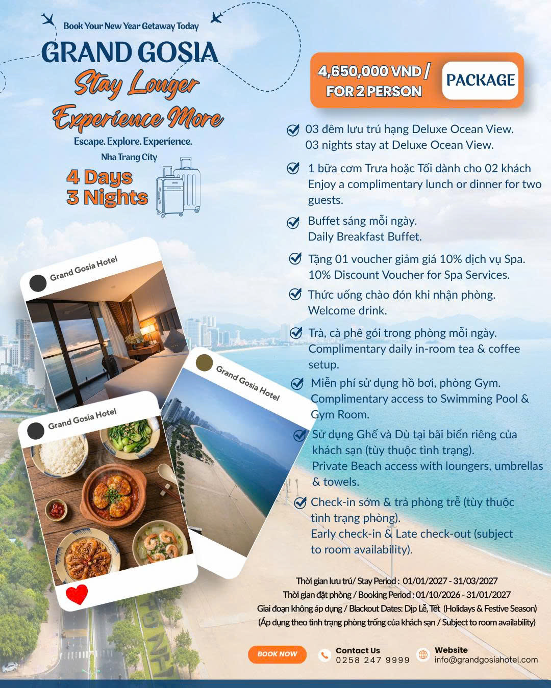 STAY LONGER – EXPERIENCE MORE